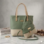 3-Piece Soft PU Leather Handbag Set for Women - Image 3