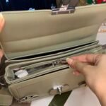 Embossed Floral Crossbody Satchel Structured Bag - Image 11